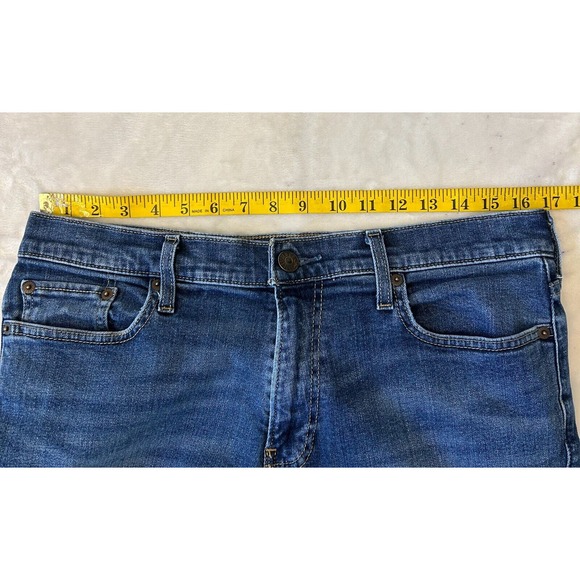 Hollister Men’s Epic Flex Slim Straight Jeans 33x32 Blue Stretch - Picture 4 of 9